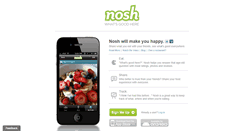 Desktop Screenshot of nosh.com