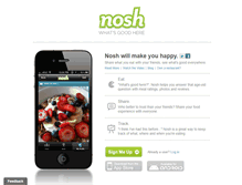Tablet Screenshot of nosh.com